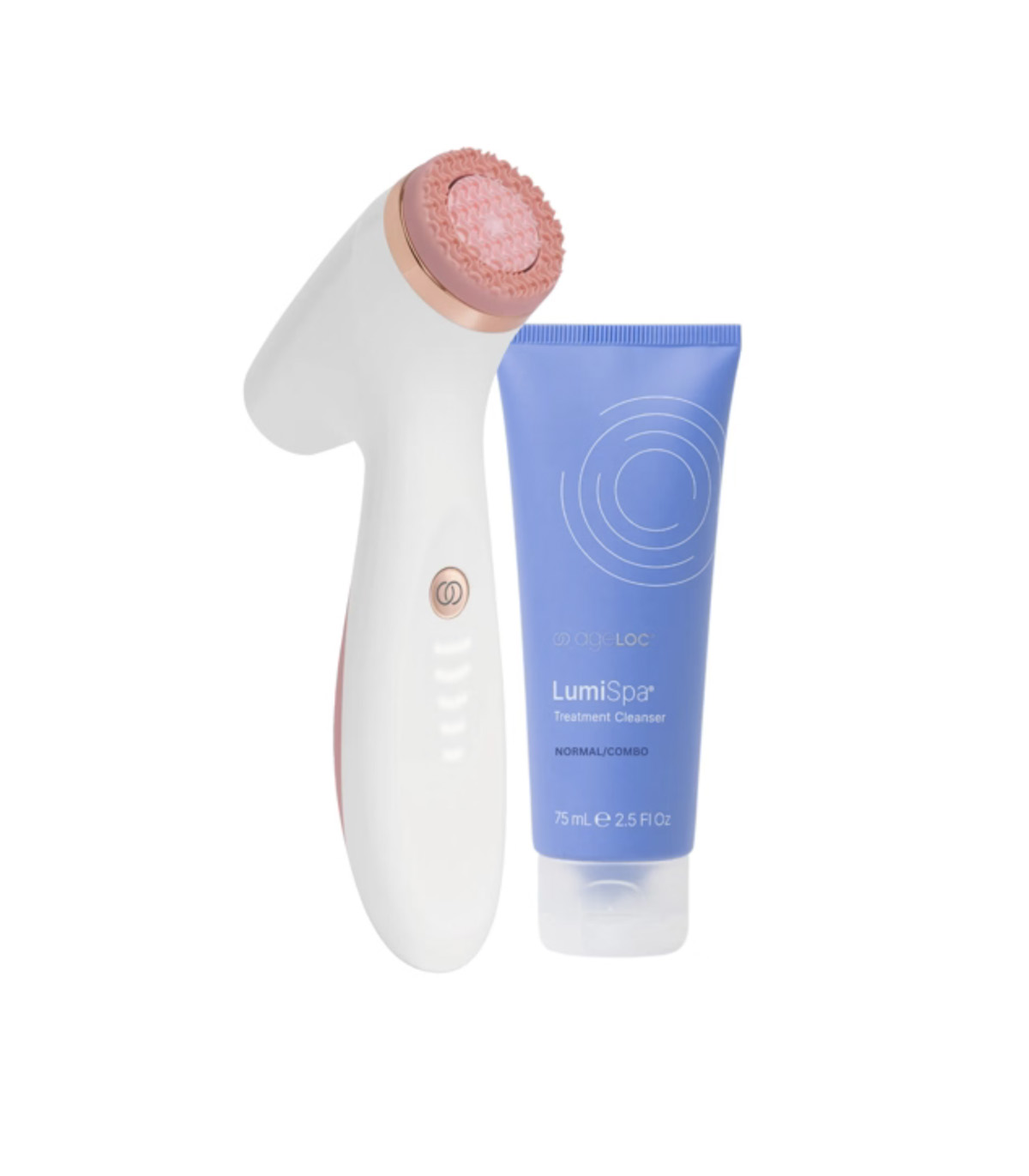 06_AgeLOC® LumiSpa® iO Rose Gold AgeLOC® LumiSpa® iO Rose Gold + Treatment Cleanser Bundle - Image 1